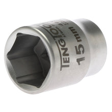 Load image into Gallery viewer, Teng Socket 3/8" Drive 15mm Stainless - 6pt