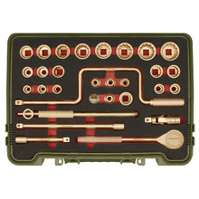 Load image into Gallery viewer, Sealey Socket Set 31pc 1/2" Drive - Non-Sparking (Premier)