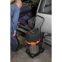 Load image into Gallery viewer, Sealey Vacuum Cleaner Cyclone Wet & Dry 30L Double Stage 1200W/230V