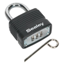 Load image into Gallery viewer, Sealey Steel Body Combination Padlock 40mm