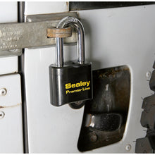 Load image into Gallery viewer, Sealey Steel Body Combination Padlock Long Shackle 62mm