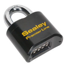 Load image into Gallery viewer, Sealey Steel Body Combination Padlock 62mm