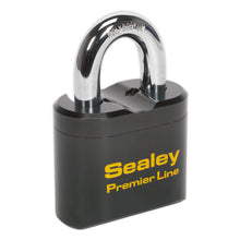 Load image into Gallery viewer, Sealey Steel Body Combination Padlock 62mm
