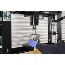 Load image into Gallery viewer, Sealey Viking Air/Hydraulic Press 50 Tonne Floor Type, Sliding Ram and Foot Pedal