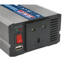 Load image into Gallery viewer, Sealey Power Inverter Pure Sine Wave 600W 12V DC - 230V ~ 50Hz
