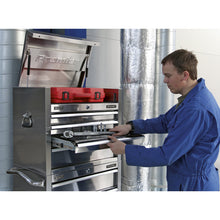 Load image into Gallery viewer, Sealey Topchest 4 Drawer Stainless Steel Heavy-Duty 675mm