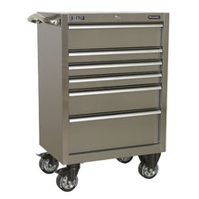 Load image into Gallery viewer, Sealey Rollcab 6 Drawer Heavy-Duty Stainless Steel 675mm