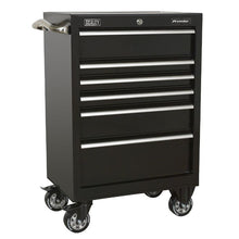 Load image into Gallery viewer, Sealey Rollcab 6 Drawer Heavy-Duty Black 675mm