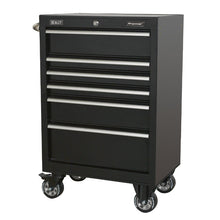 Load image into Gallery viewer, Sealey Rollcab 6 Drawer Heavy-Duty Black 675mm