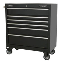 Load image into Gallery viewer, Sealey Rollcab 6 Drawer Heavy-Duty Black 930mm