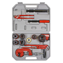 Load image into Gallery viewer, Sealey Pipe Threading Kit 1/4" - 1-1/4"BSPT