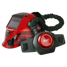 Load image into Gallery viewer, Sealey Welding Helmet, TH2 Powered Air Purifying Respirator (PAPR) Auto Darkening