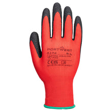 Load image into Gallery viewer, Portwest Flex Grip Latex Glove Red/Black A174