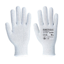 Load image into Gallery viewer, Portwest Antistatic Shell Glove Grey A197
