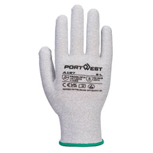 Load image into Gallery viewer, Portwest Antistatic Shell Glove Grey A197