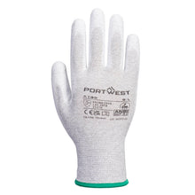Load image into Gallery viewer, Portwest Antistatic PU Palm Glove Grey A199