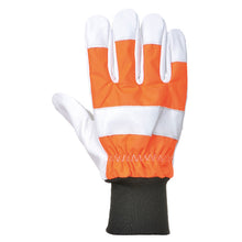 Load image into Gallery viewer, Portwest Oak Chainsaw Protective Glove (Class 0) Orange A290