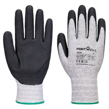 Load image into Gallery viewer, Portwest Grip 13 Nitrile Diamond Knit Glove Grey/Black A312 - Pack of 12 Pairs