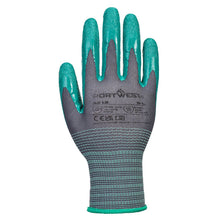 Load image into Gallery viewer, Portwest Grip 15 Nitrile Crinkle Glove Grey/Green A313 - Pack of 12 Pairs