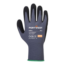 Load image into Gallery viewer, Portwest DermiFlex Plus Glove Grey/Black A351