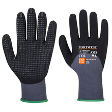 Load image into Gallery viewer, Portwest DermiFlex Ultra Plus Glove Grey/Black A353