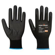 Load image into Gallery viewer, Portwest NPR15 Nitrile Foam Touchscreen Glove Black A355 - Pack of 12 Pairs