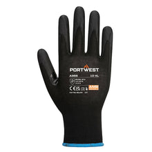 Load image into Gallery viewer, Portwest NPR15 Nitrile Foam Touchscreen Glove Black A355 - Pack of 12 Pairs