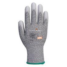 Load image into Gallery viewer, Portwest Cut C13 PU Glove Grey A622