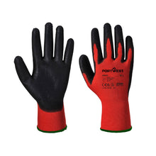 Load image into Gallery viewer, Portwest PU Glove Red/Black A641