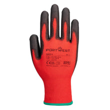 Load image into Gallery viewer, Portwest PU Glove Red/Black A641