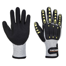 Load image into Gallery viewer, Portwest Anti Impact Cut Resistant Thermal Glove Grey/Black A729