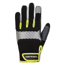 Load image into Gallery viewer, Portwest PW3 General Utility Cut Resistant Glove Black/Yellow A770