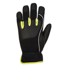 Load image into Gallery viewer, Portwest PW3 Tradesman Glove Black/Yellow A771