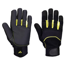 Load image into Gallery viewer, Portwest Mechanics Anti-Vibration Glove Black A791