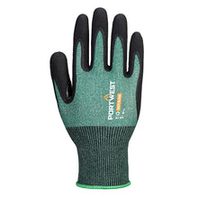 Load image into Gallery viewer, Portwest SG Cut B18 Eco Nitrile Glove Green/Black AP15 - Pack of 12 Pairs