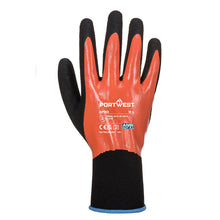 Load image into Gallery viewer, Portwest Dermi Pro Glove Orange/Black AP30