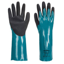 Load image into Gallery viewer, Portwest Sandy Grip Lite Gauntlet Blue/Black AP60