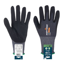Load image into Gallery viewer, Portwest SG Grip 15 Nitrile Glove (Retail) Grey/Black APR12 (Pack of 6 pairs)