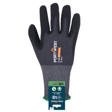 Load image into Gallery viewer, Portwest SG Grip 15 Nitrile Glove (Retail) Grey/Black APR12 (Pack of 6 pairs)