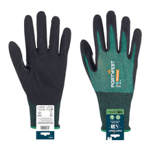 Load image into Gallery viewer, Portwest SG Cut B18 Nitrile Glove (Retail) Green/Black APR15 (Pack of 6 pairs)