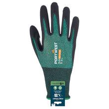 Load image into Gallery viewer, Portwest SG Cut B18 Nitrile Glove (Retail) Green/Black APR15 (Pack of 6 pairs)
