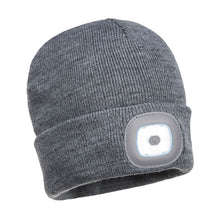 Load image into Gallery viewer, Portwest Beanie USB Rechargeable LED Head Light B029