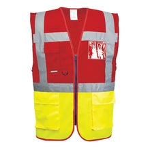 Load image into Gallery viewer, Portwest Paris Hi-Vis Contrast Executive Vest C276