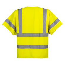 Load image into Gallery viewer, Portwest Hi-Vis Band and Brace Zip Vest S/S Yellow C372