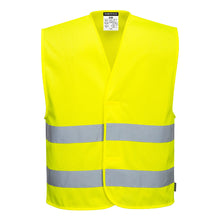 Load image into Gallery viewer, Portwest Hi-Vis Mesh Two Band Vest Yellow C374