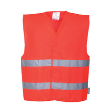 Load image into Gallery viewer, Portwest Hi-Vis Two Band Vest C474