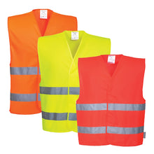 Load image into Gallery viewer, Portwest Hi-Vis Two Band Vest C474