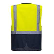 Load image into Gallery viewer, Portwest Warsaw Hi-Vis Contrast Executive Vest C476