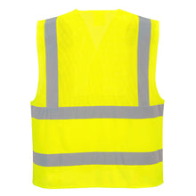 Load image into Gallery viewer, Portwest Hi-Vis Half Mesh Two Band Vest C494