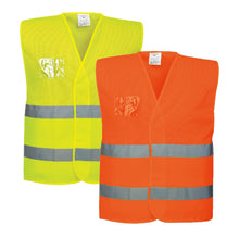 Load image into Gallery viewer, Portwest Hi-Vis Half Mesh Two Band Vest C494